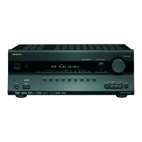 Onkyo TX-SR607 Specification sheet
