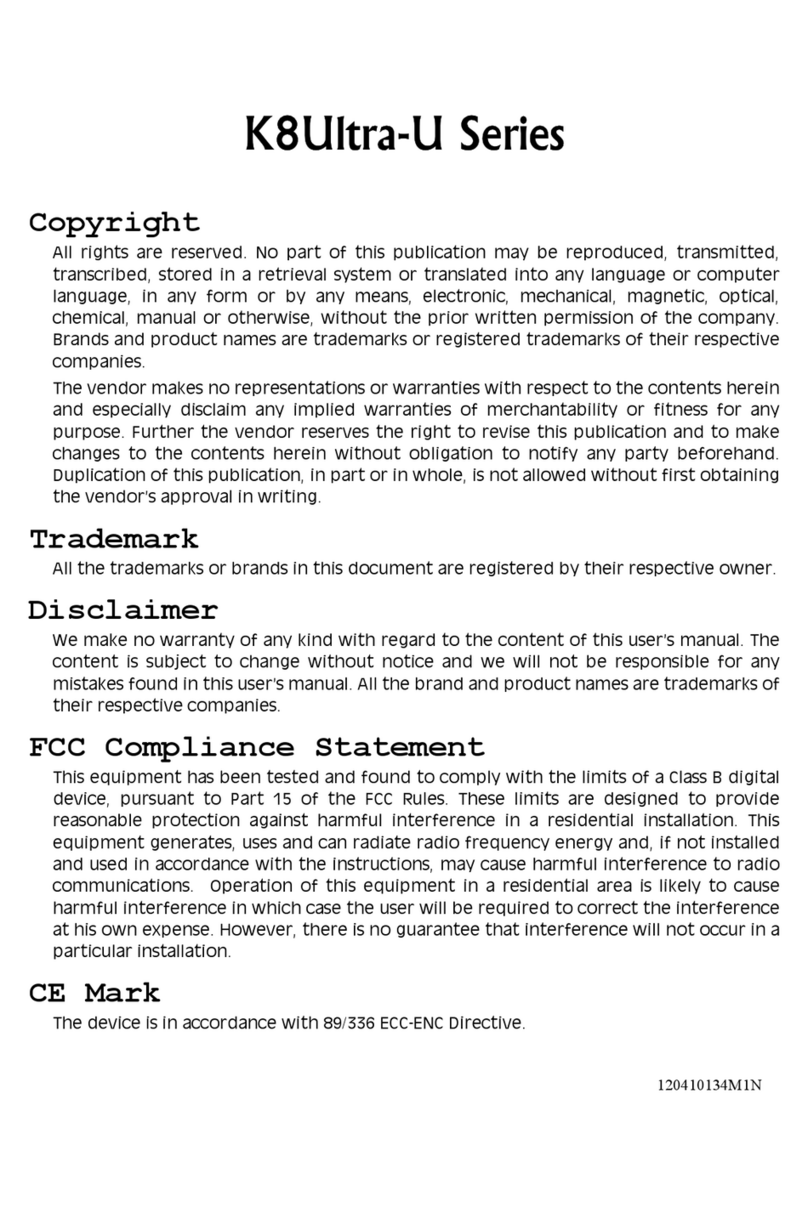 Albatron K8Ultra-U Series user manual