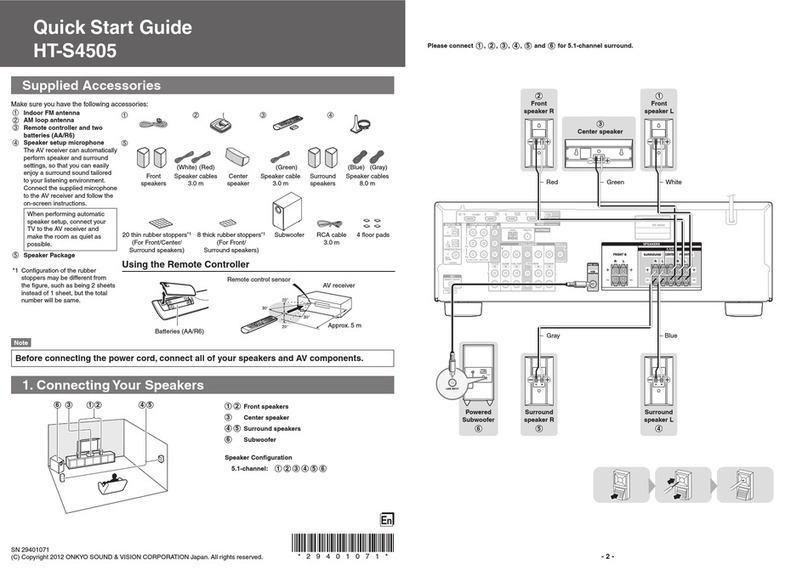 Onkyo HT-S4505 User manual