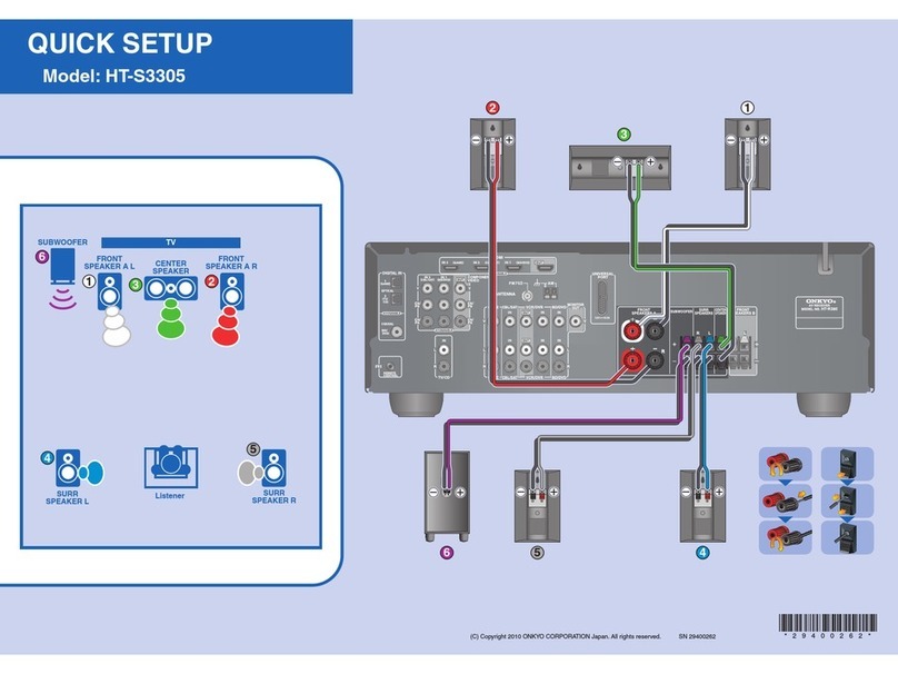 Onkyo HT-S3305 Specification sheet
