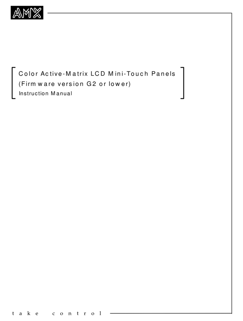 AMX Color Active-Matrix LCD User manual
