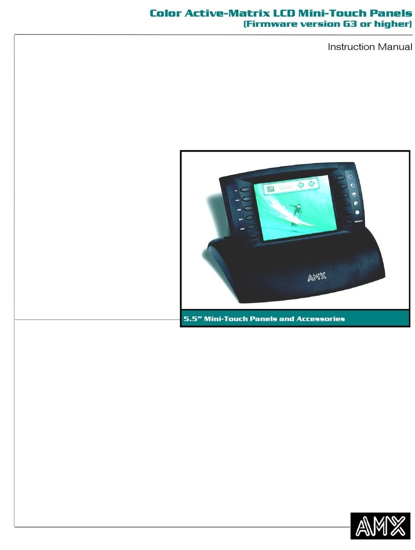 AMX Color Active-Matrix LCD User manual