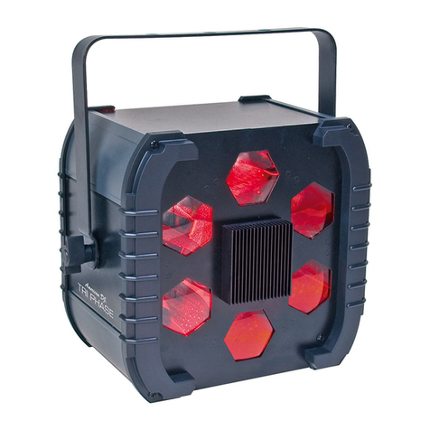 American DJ TRI PHASE User instructions