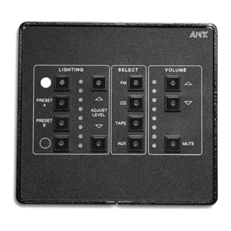 AMX AXU-MSP8 User manual