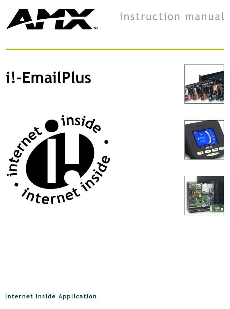 AMX i!-EmailPlus User manual