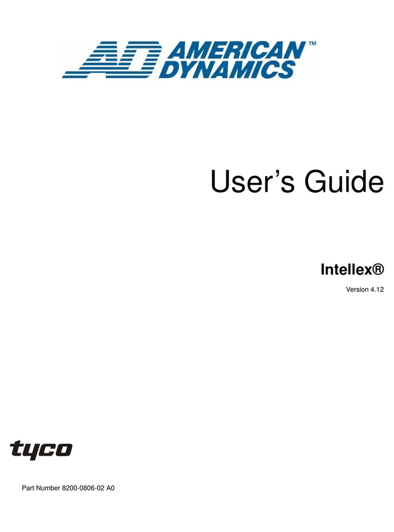 American Dynamics Intellex Digital Recorder User manual