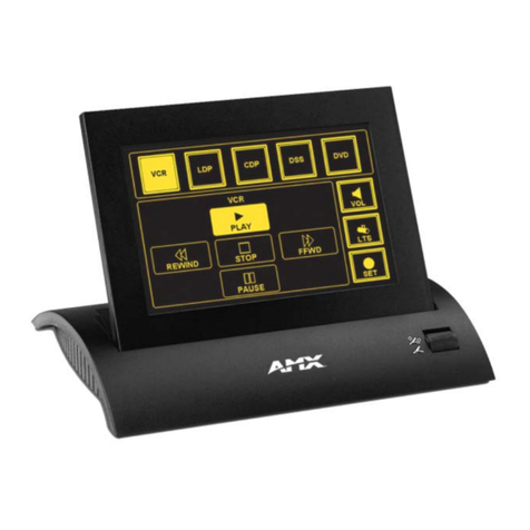 AMX Electroluminescent LCD Touch Panels User manual