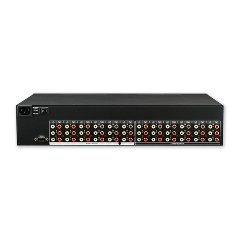 AMX Precis DSP instruction manual