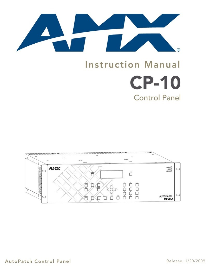 AMX AutoPatch CP-10 instruction manual
