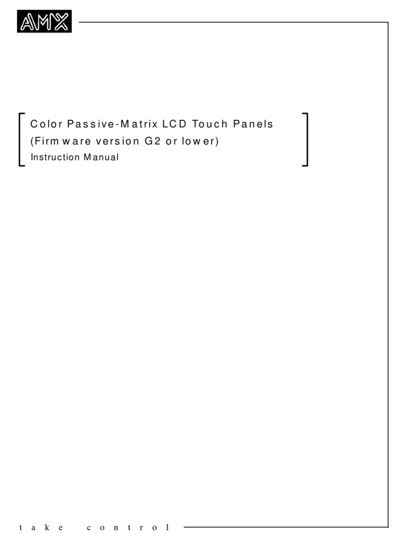 AMX AXT-CP User manual