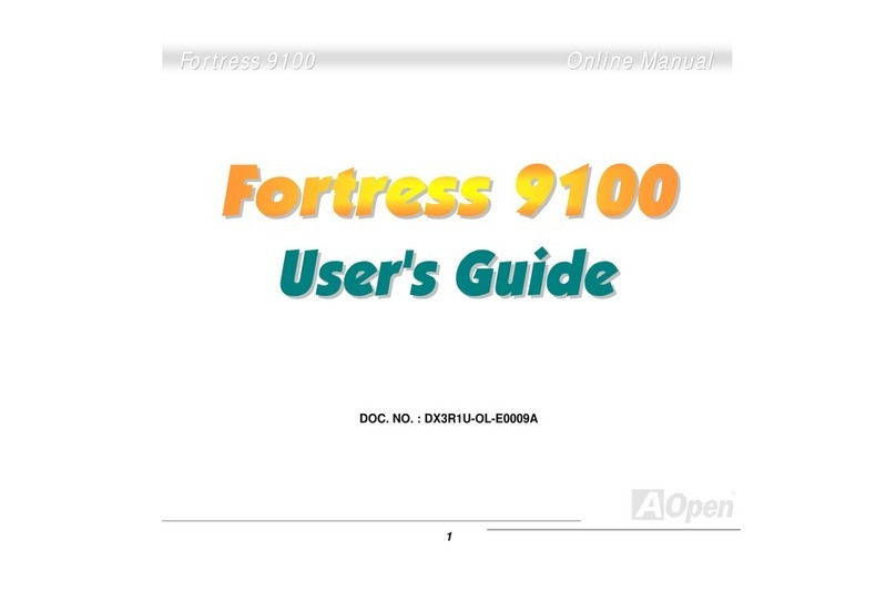 AOpen Fortress 9100 user guide
