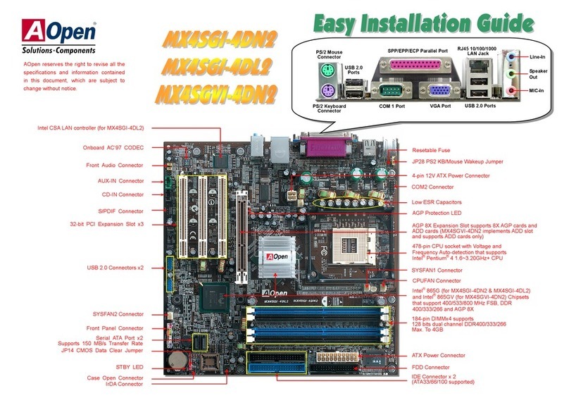 AOpen MX4SGI-4DN2 User manual