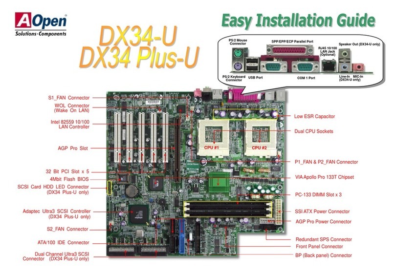 AOpen DX34-U installation guide