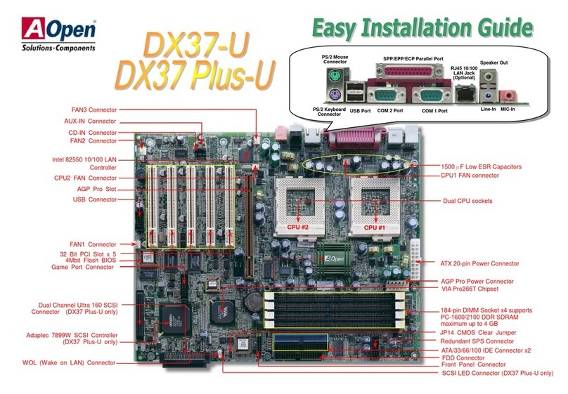 AOpen DX37-U installation guide