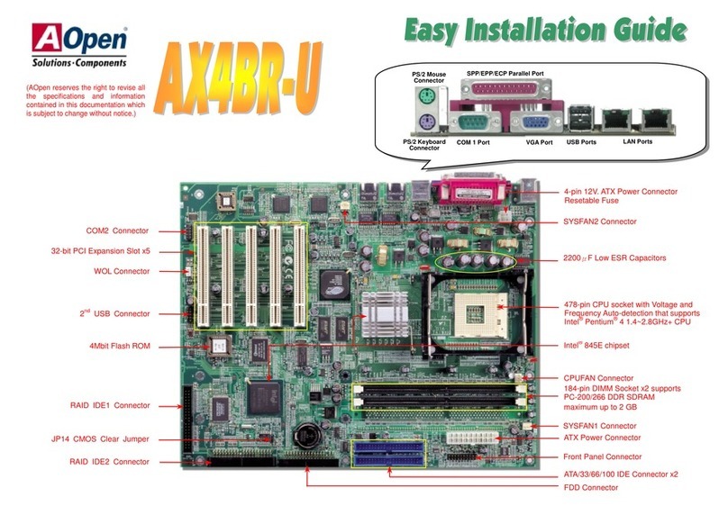 AOpen AX4BR-U User manual