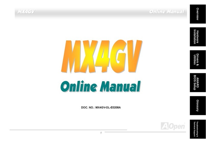 AOpen MX4GV Online manual