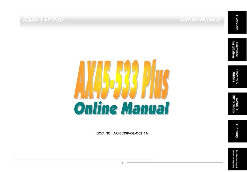 AOpen AX45-533 PLUS Online manual