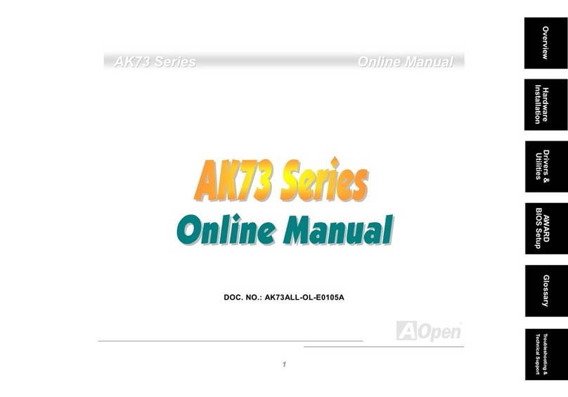 AOpen AK73 Series Online manual