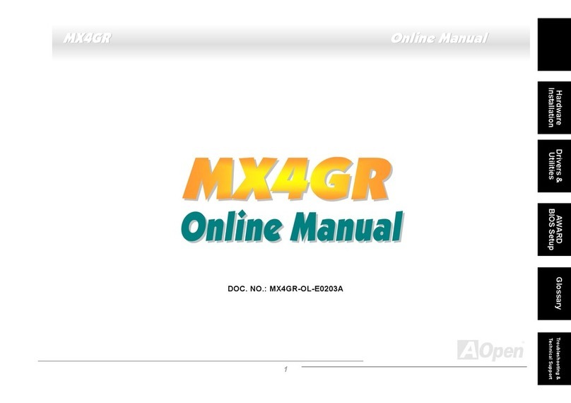 AOpen MX4GR Online manual