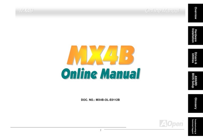 AOpen MX4B Online manual