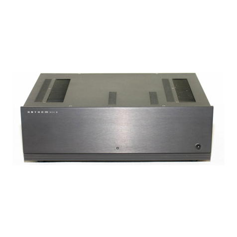 Anthem MCA SERIES User manual