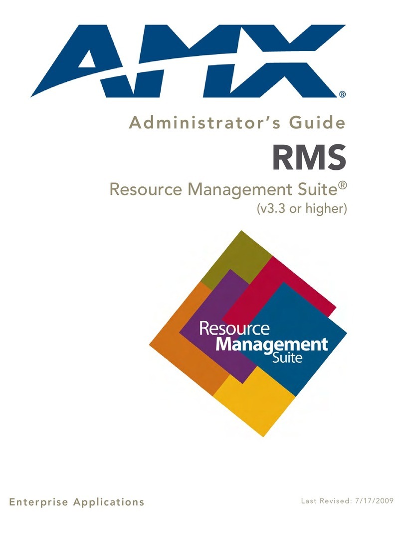 AMX RMS Administrator's guide