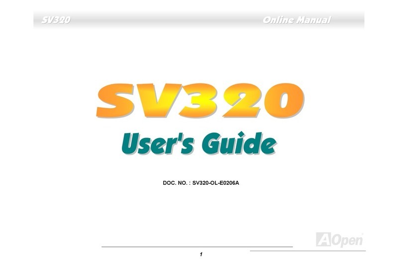 AOpen SV320 user guide
