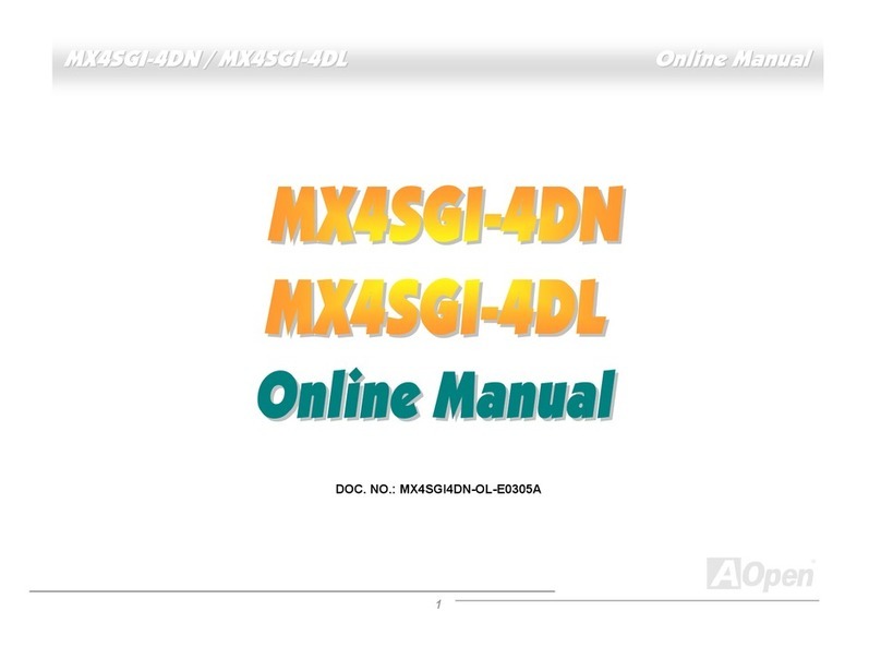 AOpen MX4SGI-4DN Online manual