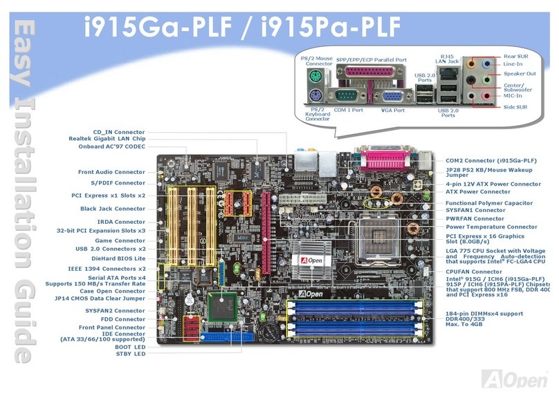 AOpen i915Ga-PLF User manual AOpen i915Ga-PLF User manual
