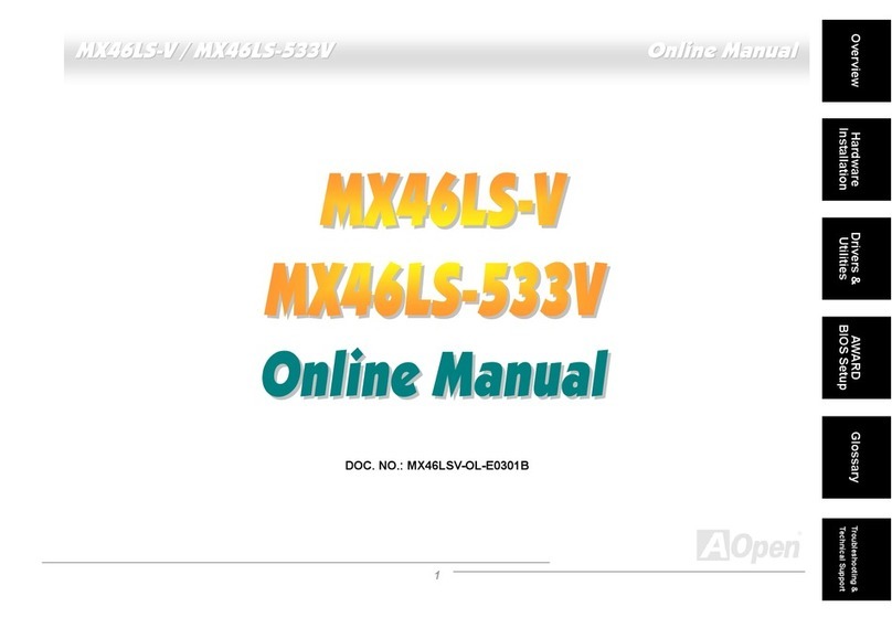 AOpen MX46LS-V Online manual