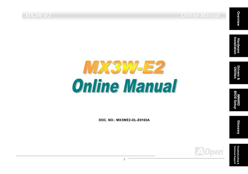 AOpen MX3W-E2 Online manual