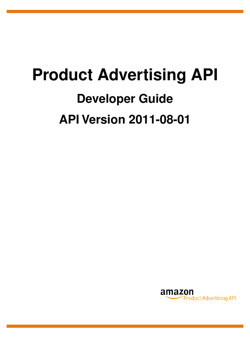 Amazon Product Advertising API Instruction Manual Amazon Product Advertising API Instruction Manual