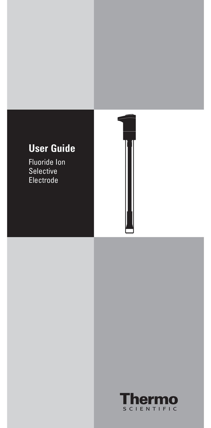 Thermo Scientific ISE User manual Thermo Scientific ISE User manual