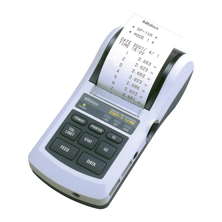 Mitutoyo DP-1VR user manual