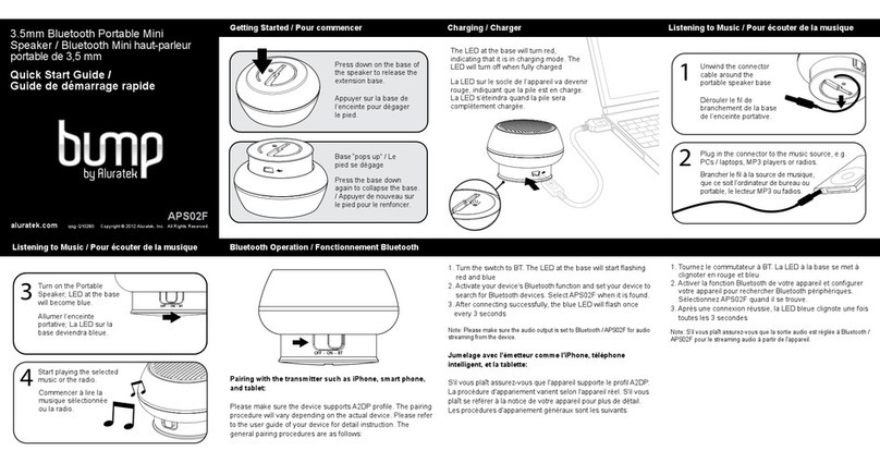 Aluratek APS02F quick start guide