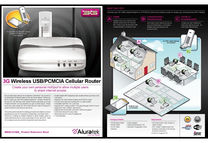 Aluratek WMQ137AM Product reference sheet