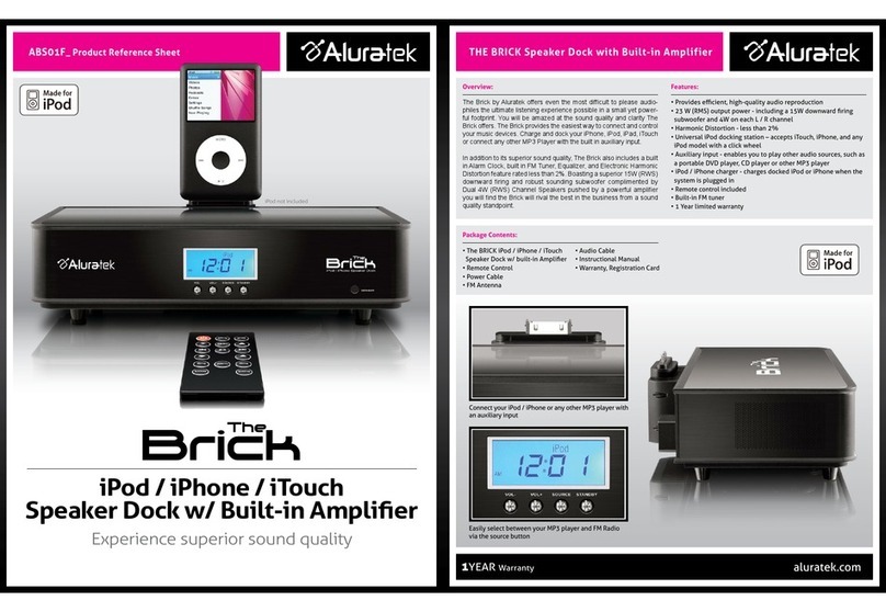 Aluratek ABS01F Product reference sheet