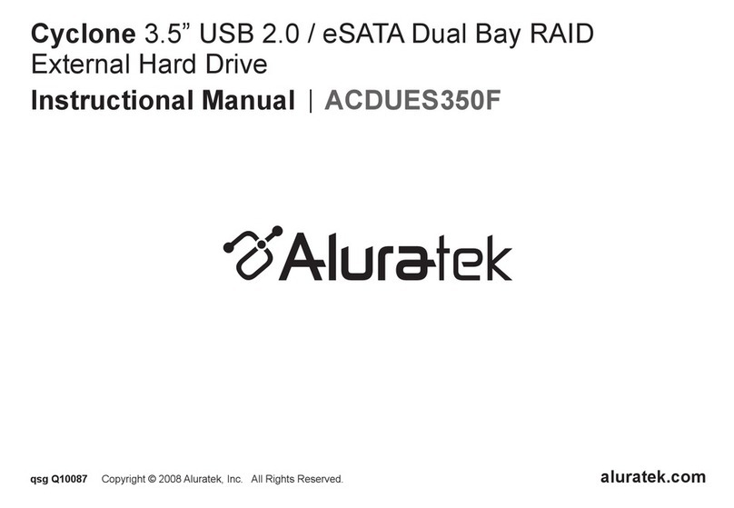 Aluratek Cyclone ACDUES350F Operating and maintenance manual