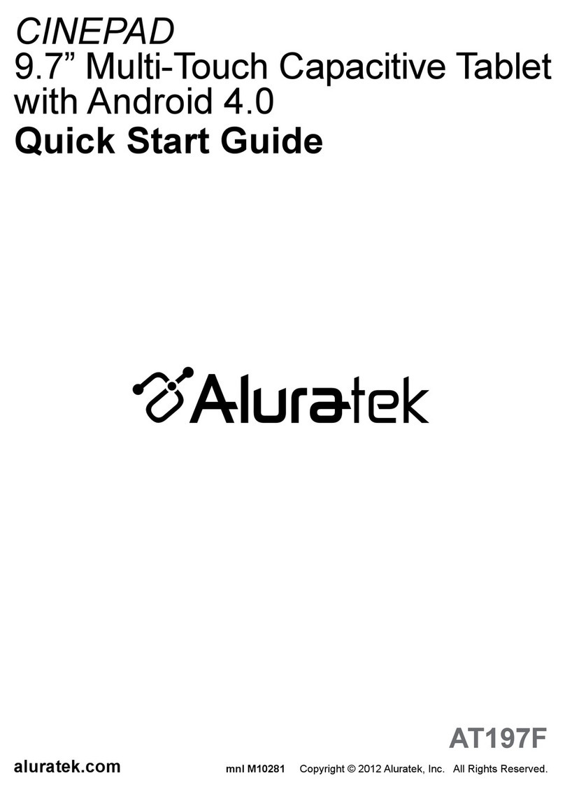 Aluratek CINEPAD AT197F quick start guide