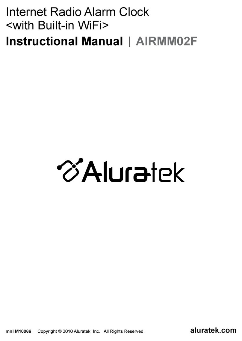 Aluratek AIRMM02F Operating and maintenance manual