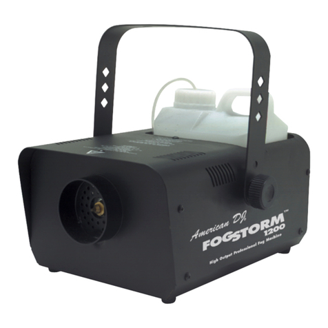 American DJ Fog Storm Series User manual