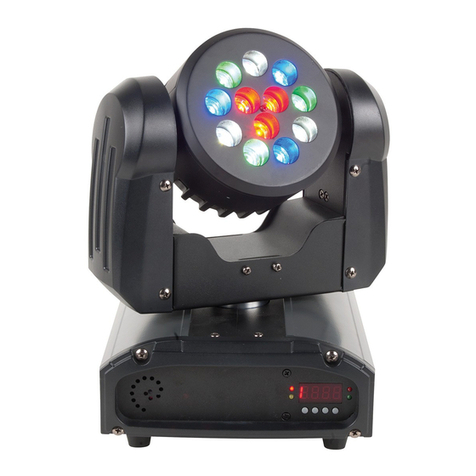 American DJ Inno Color Beam 12 User instructions