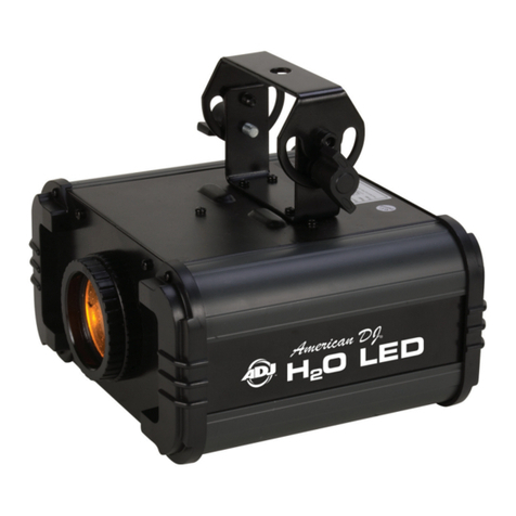 American DJ H2O LED User instructions