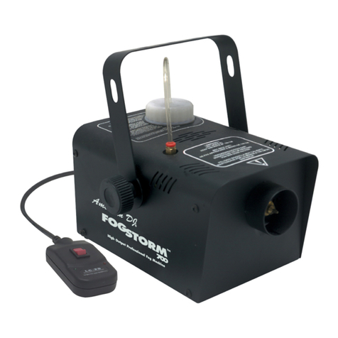American DJ Fog Storm 700 User manual