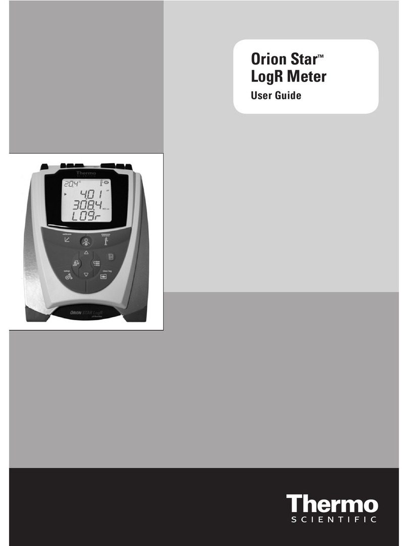 Thermo Scientific Orion Star LogR Meter User manual