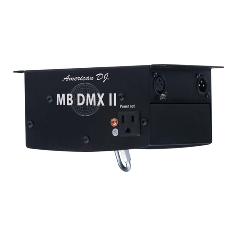 American DJ MB DMX II User manual