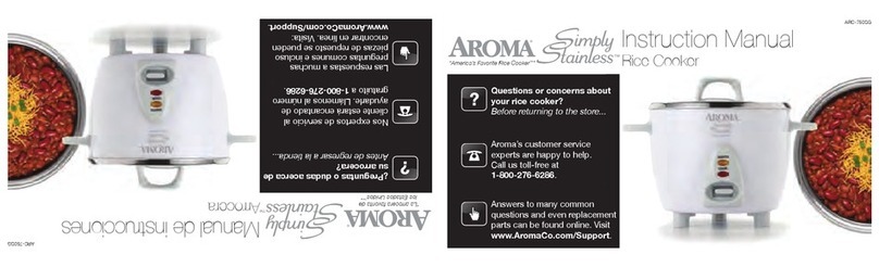 Aroma ARC-750SG User manual