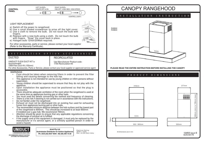 Ariston RHB9IX User manual