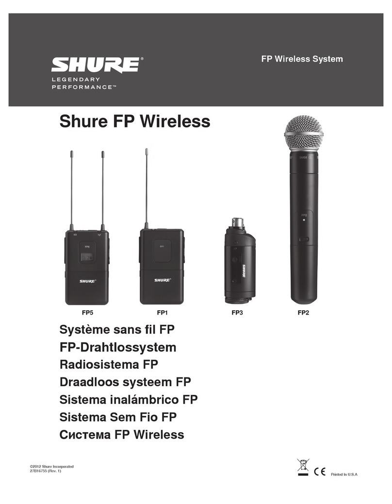 Shure FP Wireless user guide
