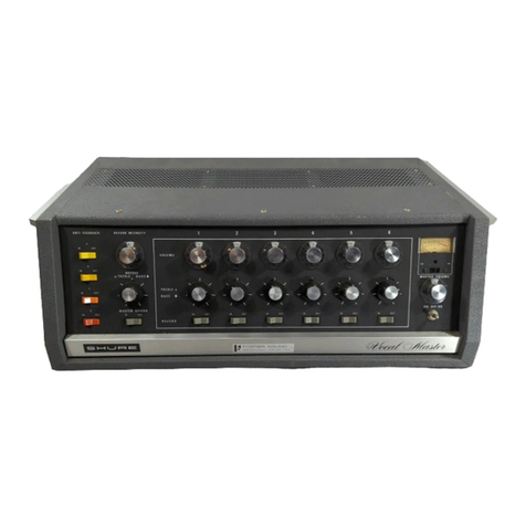 Shure VA302 SERIES Operating and service manual